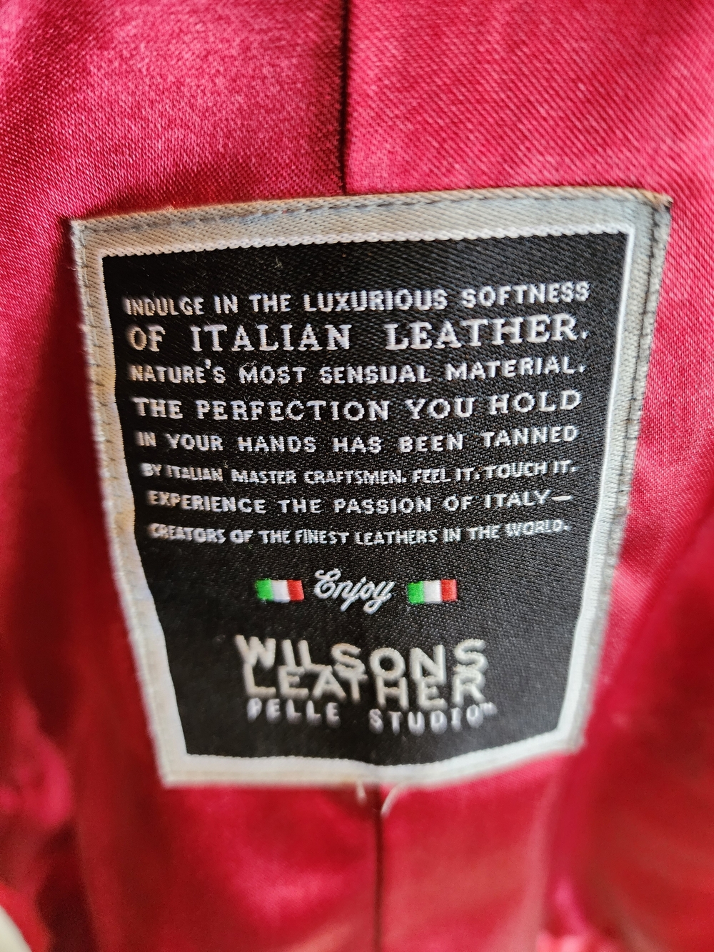 Women’s WILSON LEATHER Red MOTO Jacket PELLE SIZE 2X - Picture 5 of 15